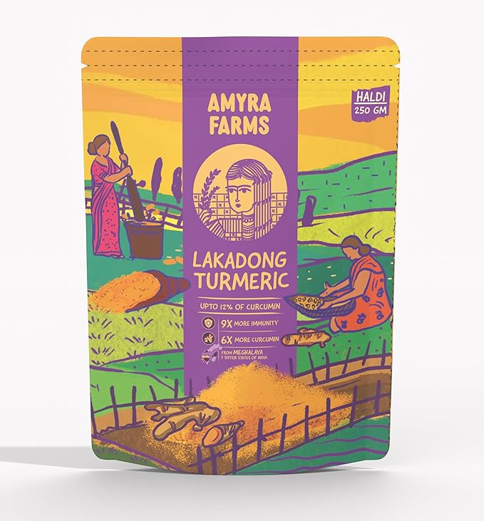 Amyra Farms Lakadong Turmeric Powder