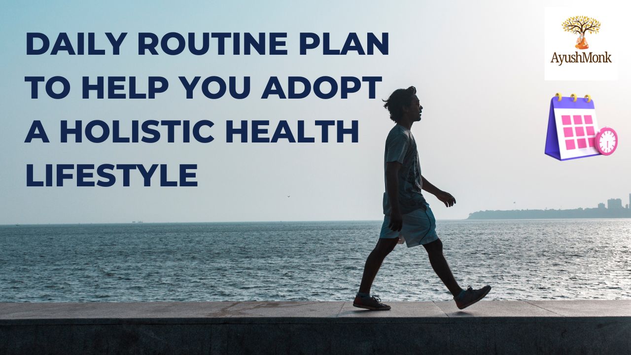 Daily routine plan to help you adopt a holistic health lifestyle