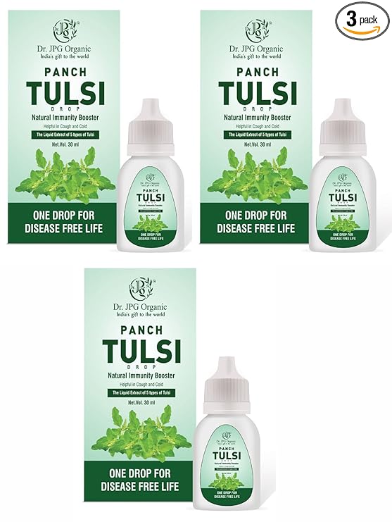 Dr. JPG Organic Panch Tulsi Drops