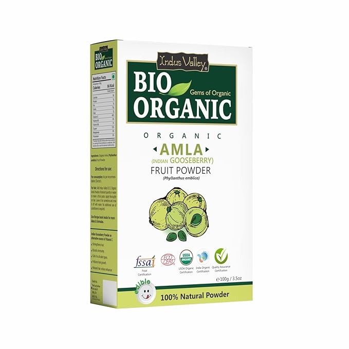 INDUS VALLEY Bio Organic Amla Powder