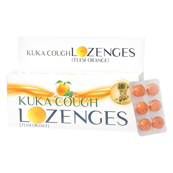 Kuka Cough Lozenges Tulsi Orange