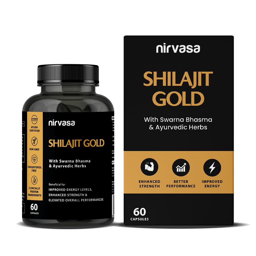 Nirvasa Shilajit Gold 60 Capsules