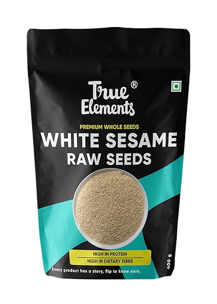 True Elements Raw White Sesame Seeds