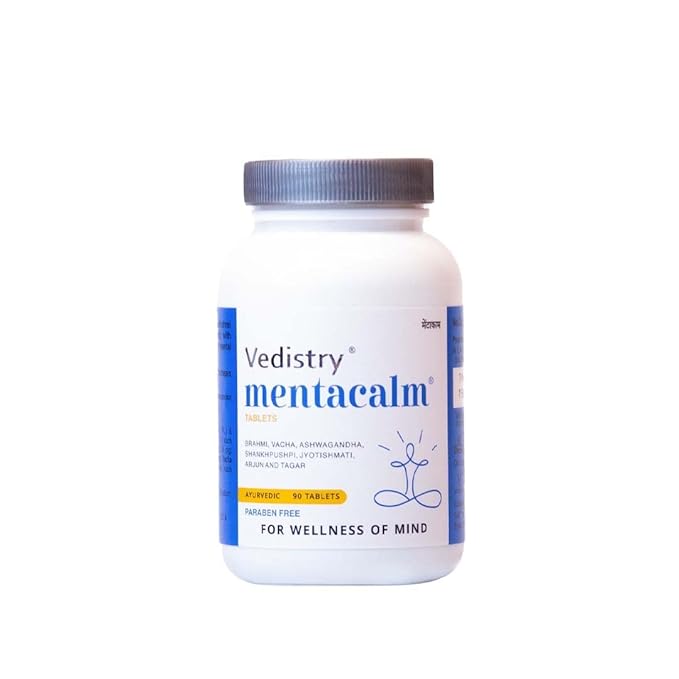 Vedistry Mentacalm Stress and Anxiety Tablets